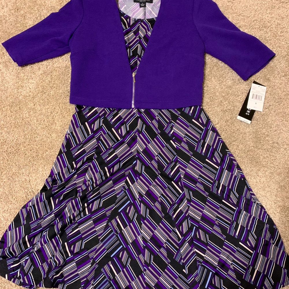 Women’s dress and matching blouse